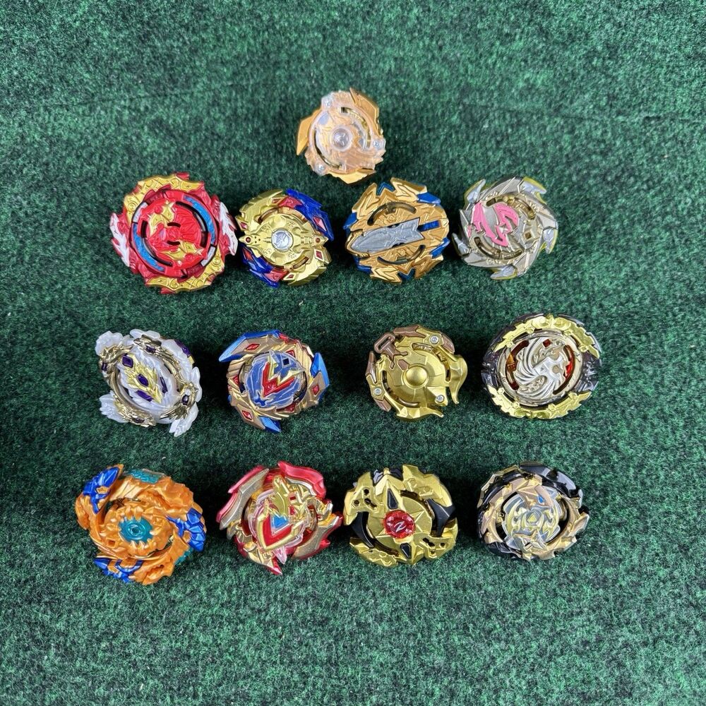 Beyblade Lot Of 13 Metal Spinners Misc Lot Toys Used